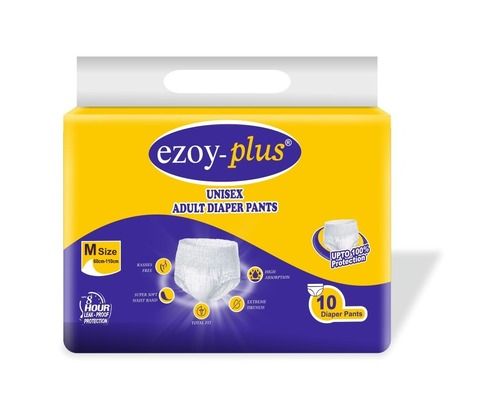 Medium Size Unisex Disposable Adult Diaper - Absorbency: 800 Milliliter (Ml)