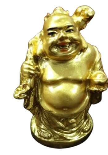 Metal Laughing Buddha Statue - Metal Various Sizes Available in Various Colors | Easy to Clean Long Lasting Finish Crack Resistant Material Ideal for Home Decoration and Business Gift
