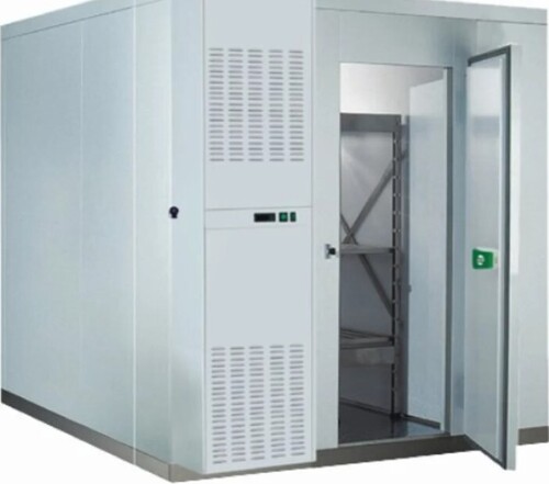 Milk Storage Cold Room - FRP Material 100 T Capacity Single Door 220-480 V Voltage | Customized Size Industrial Usage Grey Color
