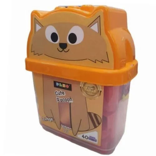 Plex Plastic Cute Racoon Block