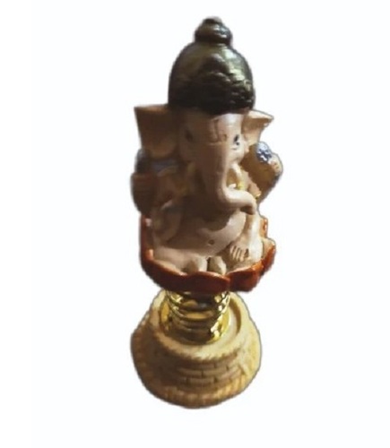 Spring Ganpatiji Statue for Car - Durable Indian Religious Sculpture, Various Sizes Available | Easy to Clean, Quality Tested for Gifting
