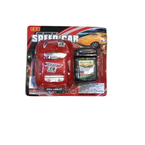 Remote Control Red Toy Car - Plastic Build, Attractive Design | Premium Quality, Customizable Size, Suitable for Ages 2-10