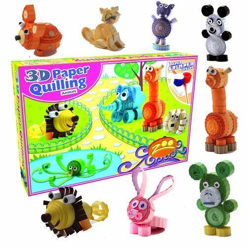 3d Paper Quilling - Animals Toy