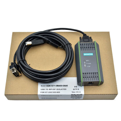 6gk1571-0ba00-0aa0 Siemens Programming Cable Usb To Mpi/dp Adapter