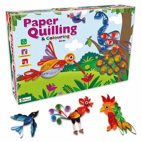 Birds Creative Art Paper Craft Learning Toy - Premium Quality Multicolor Paper | Ideal for Boys and Girls Aged 1-12