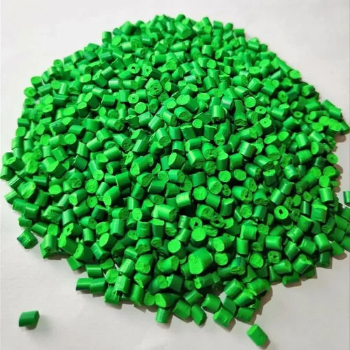 Green Plastic Granules