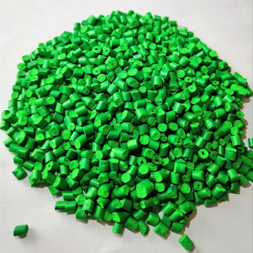 Natural Green PP Granules - Eco-Friendly Industrial Grade Polypropylene, Recycled Material Feature with Green Color