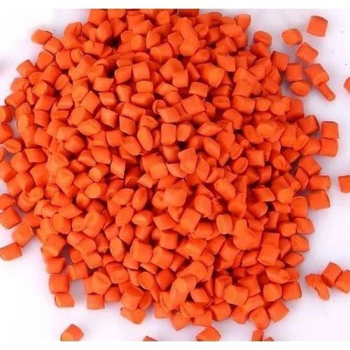 Recycled Orange Polypropylene Granules - Industrial Grade PP Material | Eco-Friendly, High Quality for Plastic Industry