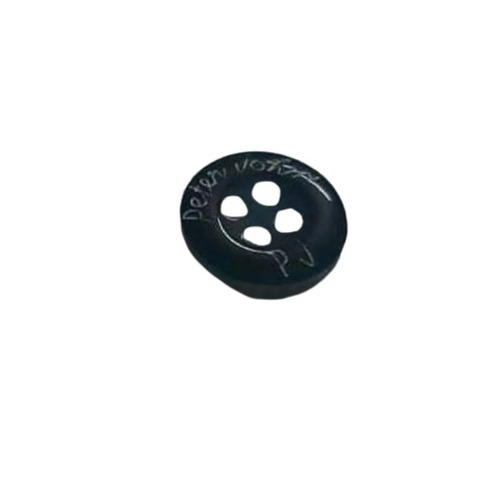 Round Polyester Shirt Button - Glossy Finish, Pack Size 12 Gross | 4 Holes Design, All Colors Available, Versatile Round Shape