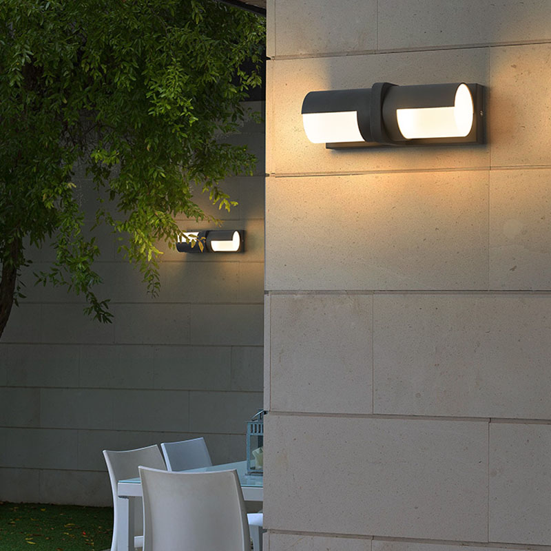 Wall Light Indoor Outdoor IP65 Wall Lamp Garden Villa Bedroom rotatable Up an Down lights sconce lamp Bedside Wall Fixture Light