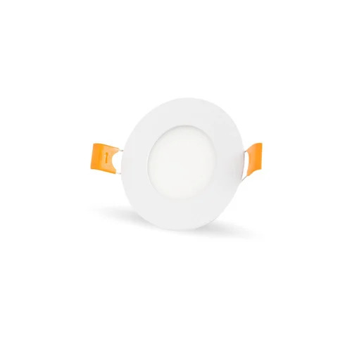 4 Watt LED Round Ceiling Panel Light - Aluminum Body, Cool Daylight (5000-6500 K) | White Color, Ideal for Home and Hotels