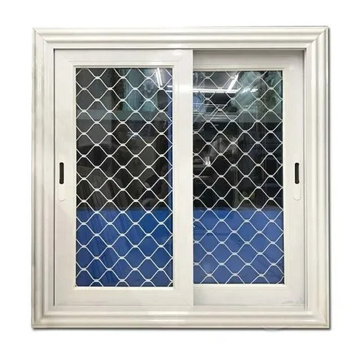 Aluminium Square Sliding Window - 12mm Frame, 4mm Color Coated Glass | Durable, Energy Efficient, Weather Resistant, Easy Operation