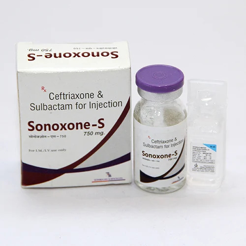 Sonoxone-S750 - 750 mg Injection | Potent Antibiotic for Severe Infections, Dual-Action Protection, Rapid Infection Control, Effective Against Resistant Strains, Broad-Spectrum Bacterial Coverage