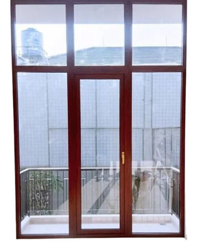 Color Coated Aluminium Hinged Glass Door