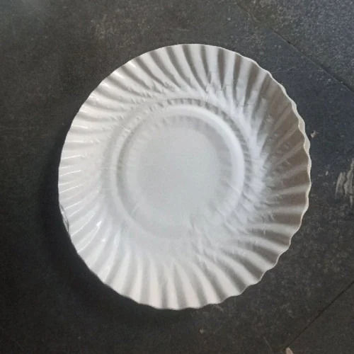 Disposable White Paper Plate