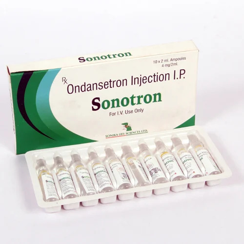 Ondansetron Injection - 4 Mg IP | Effective Anti-Nausea Treatment for Cancer Patients, Rapid Onset, Intravenous Administration, Reduces Postoperative Nausea, Short-Term Acute Symptom Relief, Store in Cool and Dry Place