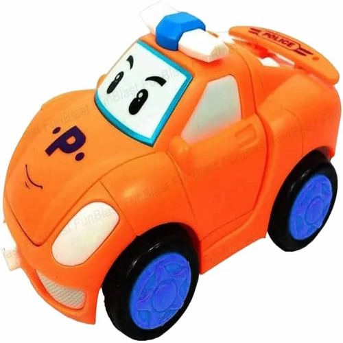 Push Back Toys - Premium Plastic, Standard Size , Multicolor Printed Design for Ages 2-5