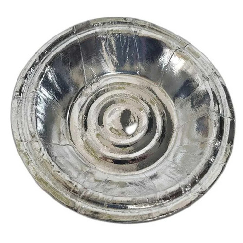 Silver Foil Paper Bowl