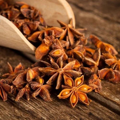 Star Anise - Whole, Natural Dried Brown Spices | 100% Pure, Very Good Quality, Good for Health