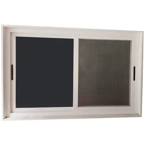 UPVC Sliding Window - 2 Track Style, 5 mm Glass Thickness, 12 mm Frame Width