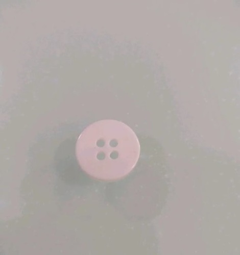 18 L Polyester Shirt Button - Round, Light Pink with 4 Holes | Versatile Use for Various Shirt Styles, All Sizes Welcome