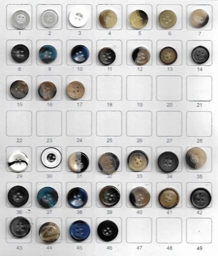 Shirt Button - Plastic Material, Round Shape, Multi Color Options | Perfect for All Garment Applications