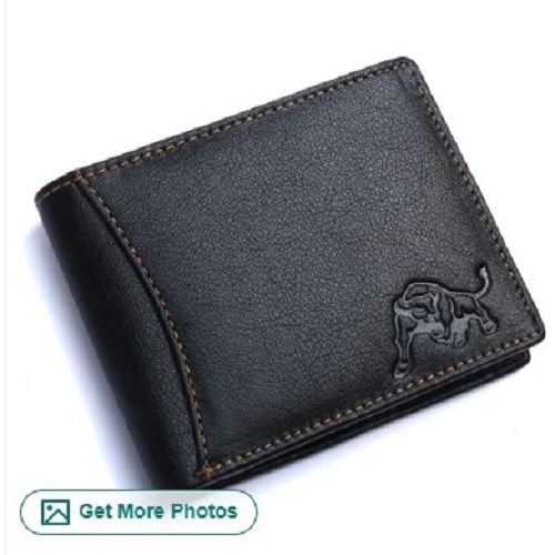 Black Designer Leather Wallet