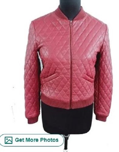 Full Sleeve Quilted Bomber Moto Jacket