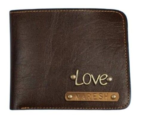 Mens Bifold Plain Leather Wallets