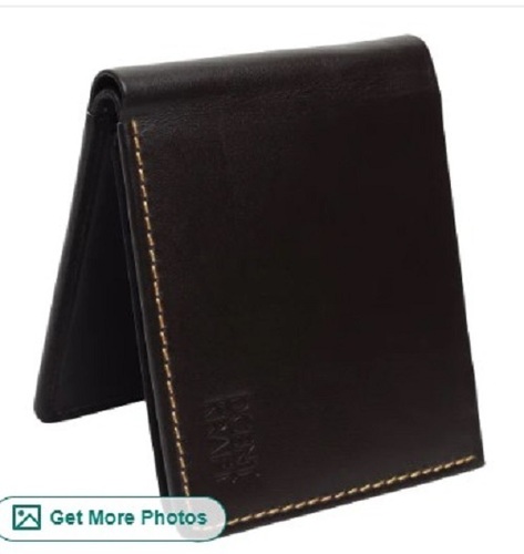 Plain Brown Genuine Leather Men Wallet - Leather, Various Sizes, Various Colors | Lightweight, Pocket-Friendly, Ideal for Gifting, Folded Design