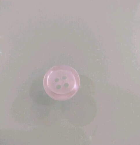 Plastic Shirt Buttons - 18L White Marble, Round Shape in Durable Plastic Material