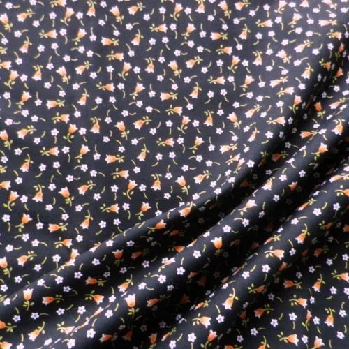 Printed Designer Fabric - 45 Inches Width, Multicolor Printed Fabric | Unique Artistic Prints, Soft Comfortable Texture, Machine Washable & Breathable, Ideal for Creative Projects