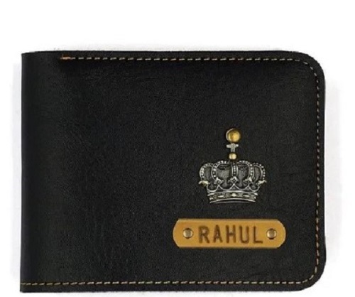 PU Leather Personalized Mens Wallet