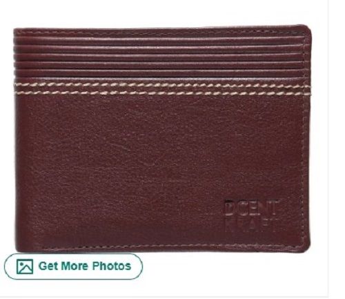 Shiny Brown Genuine Leather Wallet