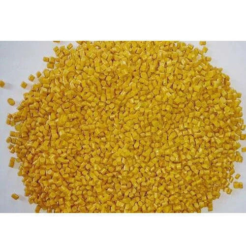Yellow PVC Granules - Industrial Grade Eco-Friendly Recycled Material | Yellow Color Ideal for Plastic Industry Applications