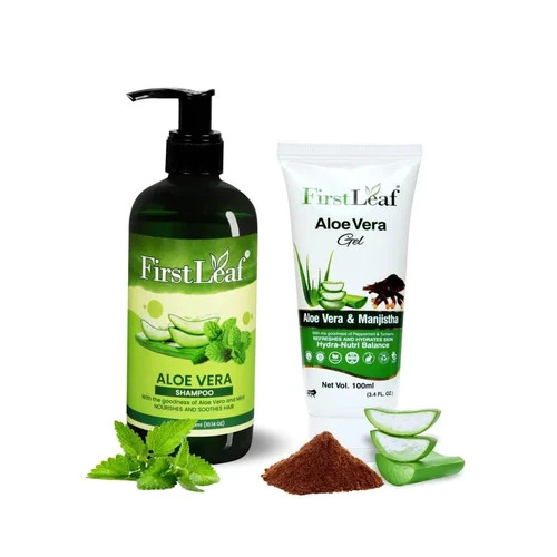 Firstleaf Aloevera Mint Shampoo Gel Set