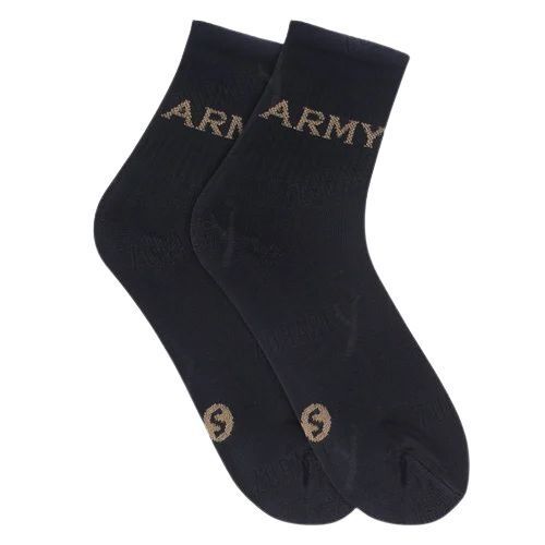 Men W Flourscent Terry Ankle Socks