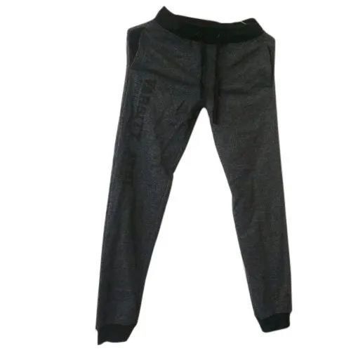 Mens Black Cotton Lower