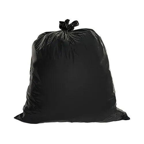 Plastic Disposable Garbage Bag - Color: Black