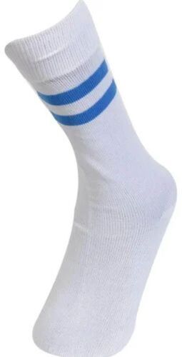 White Blue Knee High Socks