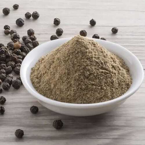 Black Pepper Powder - Grade A Dried Spice, Hot and Warm Pungent Flavor Enhancer for Savory and Sweet Dishes