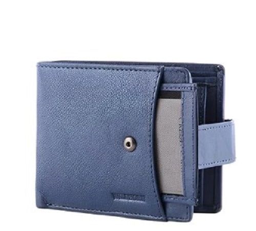 Blue Leather Wallet