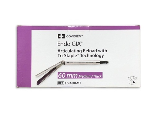 Covidien Endo Gia Stapler - 60mm Tri-staple Articulating Reload, Purple | New Plastic Instrument For Hospital Use, Light Weight 4kg