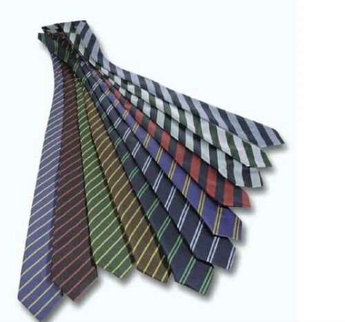 Polyester School Tie - Premium Quality, Classic Design , Durable Fabric, Adjustable Length, Uniform Colors, Easy to Tie, Breathable, Quick Dry, Anti UV, Water Proof