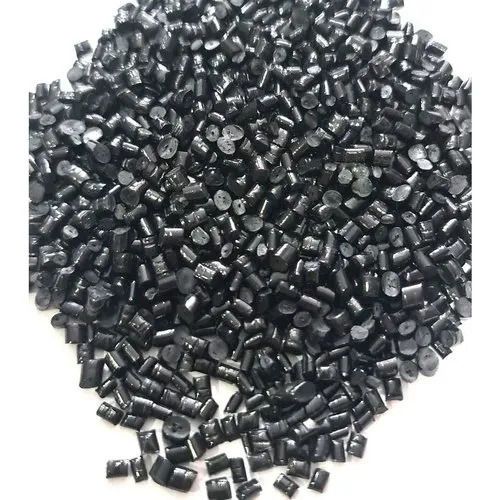 Black Polycarbonate Granules - Industrial Grade, Recycled Eco-Friendly Material, Sleek Black Color 