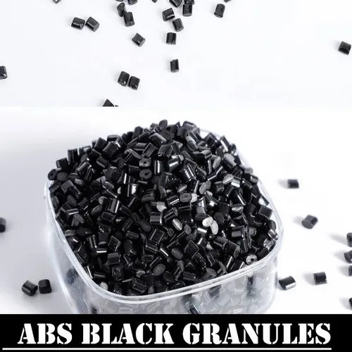 Black Reprocessed ABS Plastic Granules - Industrial Grade, Black Color | Eco-Friendly, Recycled Materials for Plastic Industry Applications