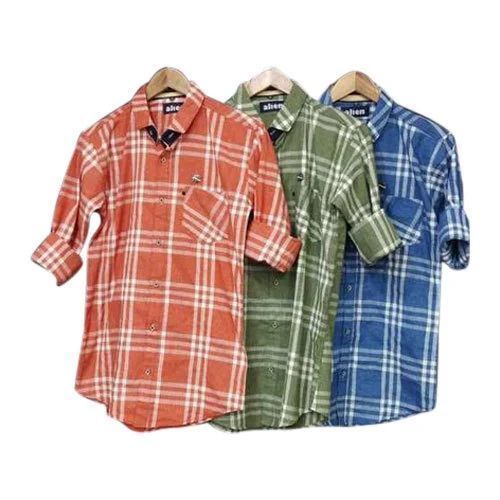 Cotton Casual Check Shirt