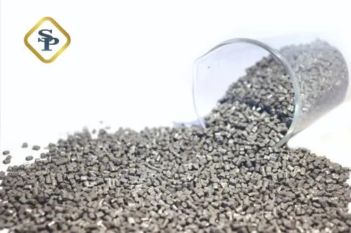 Grey ABS Granules - Recycled, Eco-Friendly | Industrial Grade ABS Plastic, Grey Color for Plastic Industry Applications