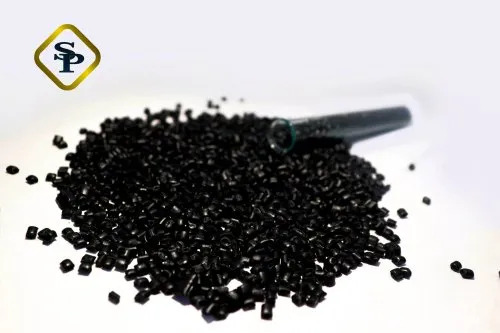 Reprocess Black PPCP Granules - HDPE Material, Industrial Grade, Black Color | Eco-Friendly, Recycled Content for Plastic Industry Applications