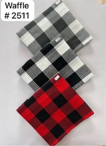 Waffle Checked Shirting Fabrics